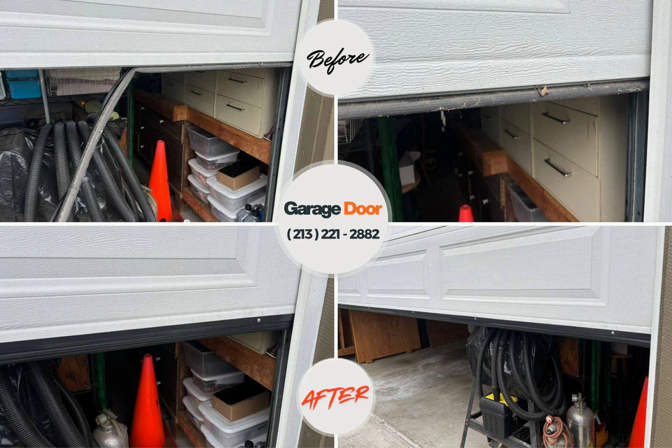 Before and after: garage door repair near me Viera West